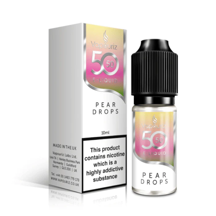 Vapouriz 50/50 E-Liquid - Pear Drops - 10ml