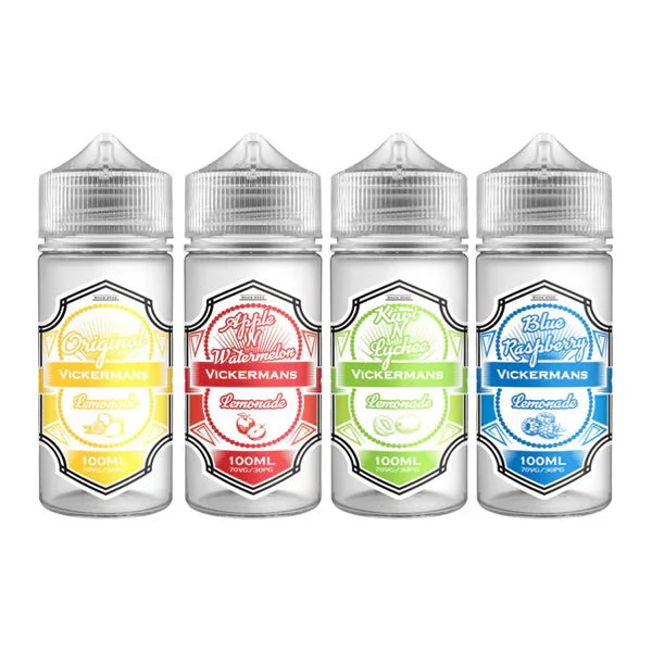 Vickermans Lemonade 100ml Shortfill 0mg (70VG/30PG)